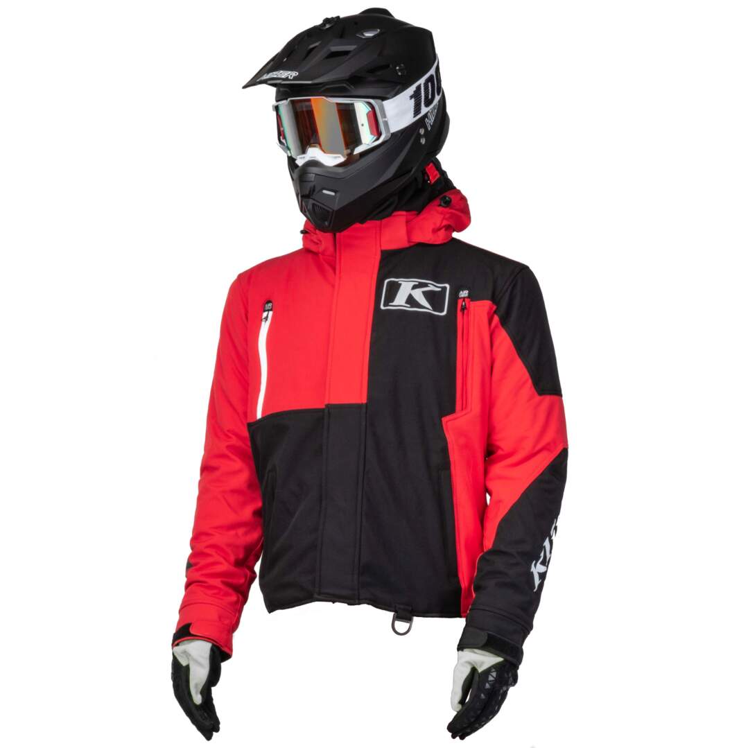 Куртка для снегохода KLIM KOMPOUND №1 black-red (текстиль) (L)